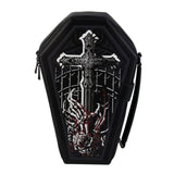 Victorian Gothic Messenger Skull Rivet Bag