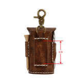 Quality Golf/ Tee/ Divot Tool Holder-Vegetable Leather Belt Pouch