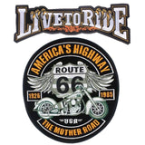 Skull Biker Patch  Large Iron On Skull Patches