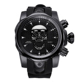 Big Dial 3D Rotating Skull Watch