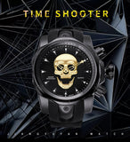 Big Dial 3D Rotating Skull Watch