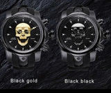 Big Dial 3D Rotating Skull Watch