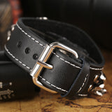 Bullet Chain Wrist Watch Skull Cuff with Steampunk Bracelet