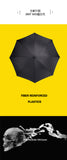 Skull Black Fully Automatic Umbrella Men