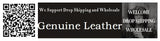 Men's Genuine Leather Coat with Tooled Skull Design