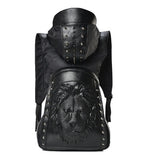 Skull Steampunk Rivetted Backpack with Hat