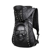 Skull Steampunk Rivetted Backpack with Hat