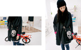 Skull Face PU Leather Ladies Tote