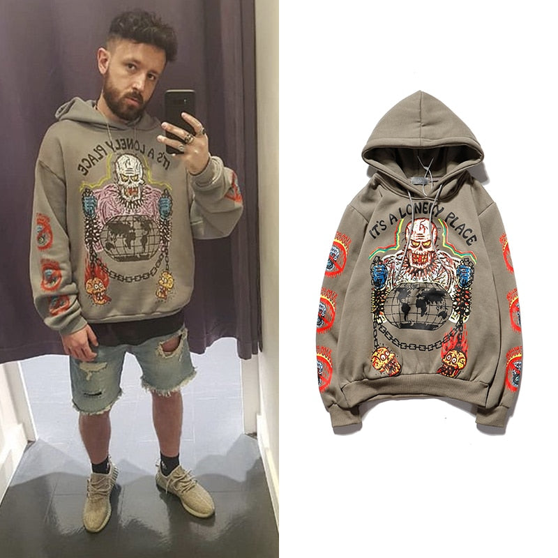 Kanye west graffiti hoodie new arrivals