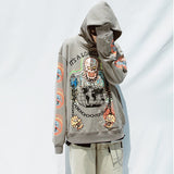 Kanye West Skull Hoodie Urban Streetwear