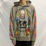 Kanye West Skull Hoodie Urban Streetwear