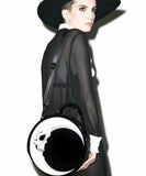 Moon Skull Circular Design Women Shoulder Bag