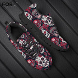 Sugar Skull Printed Men Breathable Sneakers