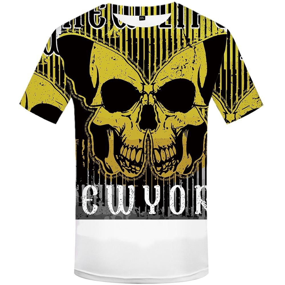 Streetwear New York Skull  Mens T-Shirt