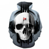 Metal Head 3D Skull Hoodie