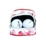 Golf Ball Bag Tees Holder Skull Design