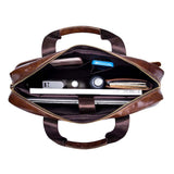 Genuine Leather Men's Briefcase suitable for Laptop/Documents