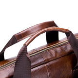 Genuine Leather Men's Briefcase suitable for Laptop/Documents