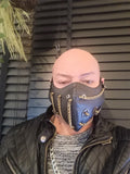 Skull Leather Face Mask
