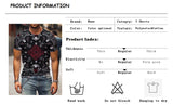 Men's Short Sleeve T Shirt Skull Print
