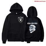 2021 New 3D Skull RAIDERS Hoodie Pullover