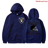 2021 New 3D Skull RAIDERS Hoodie Pullover