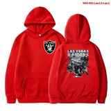 2021 New 3D Skull RAIDERS Hoodie Pullover