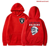 2021 New 3D Skull RAIDERS Hoodie Pullover