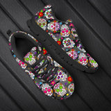Sugar Skull Printed Men Breathable Sneakers