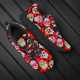 Sugar Skull Printed Men Breathable Sneakers