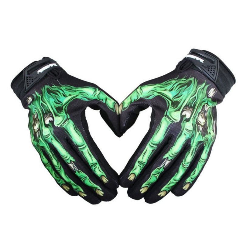 Skeleton Full Finger Windproof Gloves
