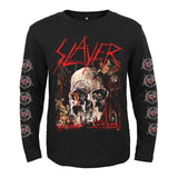 Slayer Skull Punk Rock Heavy Thrash Metal Black Pullover