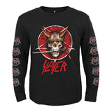 Slayer Skull Punk Rock Heavy Thrash Metal Black Pullover