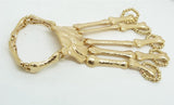 Gothic Skeleton Bone Hand Bracelet
