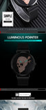 Skull Waterproof Steel Mesh Belt Luminous Wristwatch
