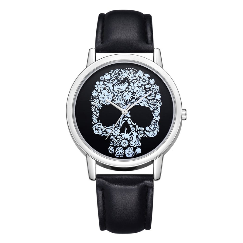 Skull Head Pattern Quartz Wristwatch