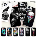 Grim Reaper Skull Skeleton Transparent Mobile Phone Case For IPhone 12 11 Pro Max Xs X Xr 7 8 6 6s Plus 5 5s Se 2020 Clear Cover