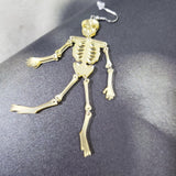 Acrylic Skeleton  Long Dangle Earrings for Women