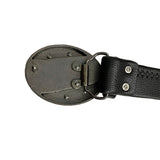 Jeans Split Leather Metal Skull Belt 100-135cm