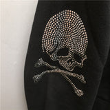 2021 Men's Punk Skull  Pure Cotton Sweatshirts