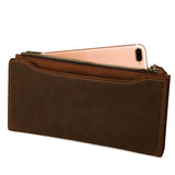 Retro Cross Skull Design Genuine Leather Wallet