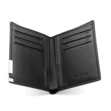 Soldier Skull Black Leather Men's Wallet