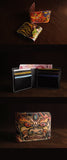 Hand-made Tanned Leather Wallet & Card Holder