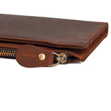 Vintage Classic Viking Skull Genuine Leather Wallet