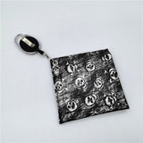 Skull Golf Towel Mini Clean For Golf Club Cleaner Tool With Hook 4.5x4.5inch