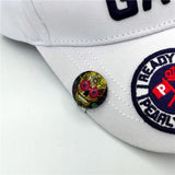 NEW Golf Cap Clip With Skull Ball Marker