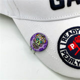 NEW Golf Cap Clip With Skull Ball Marker