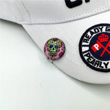 NEW Golf Cap Clip With Skull Ball Marker