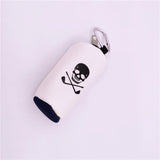 Mini Zipper Small Golf Ball Bag Skull Husky Portable Pockets