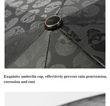 Skull Handle  Fully-automatic Umbrella